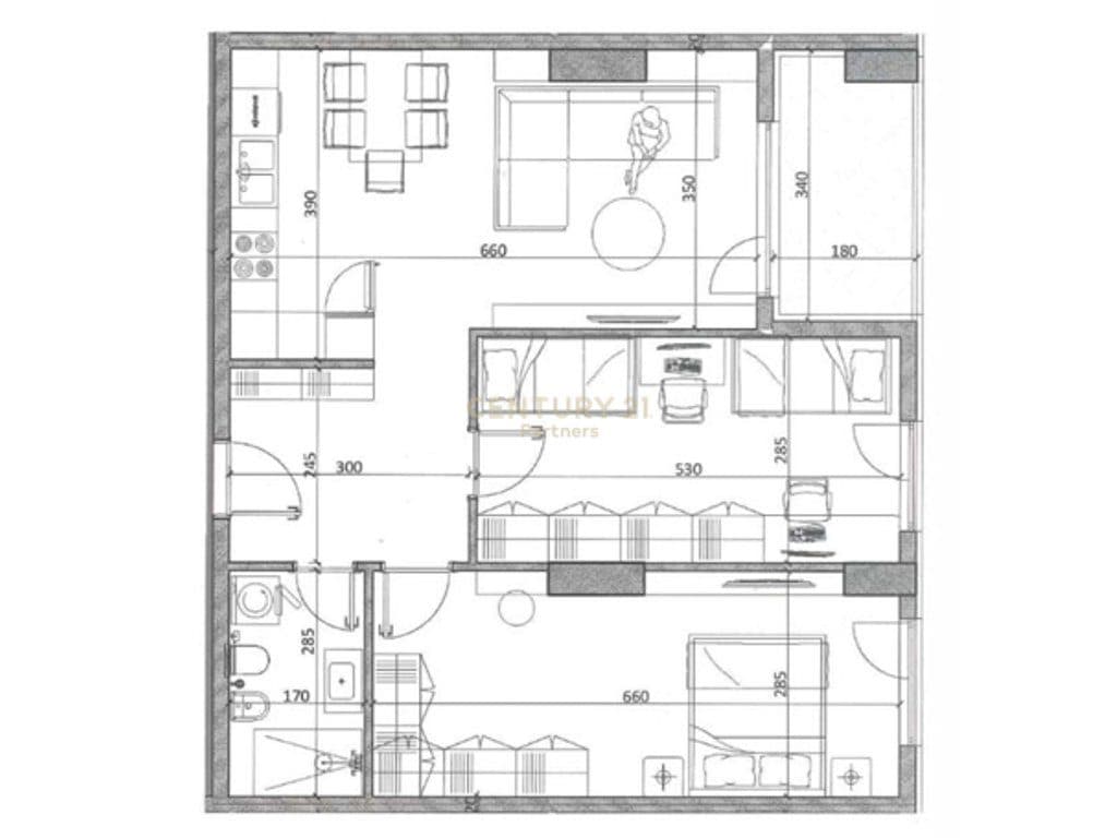 2+1 APARTMENT FOR SALE IN KAMËZ CENTER – NEW CONSTRUCTION 3