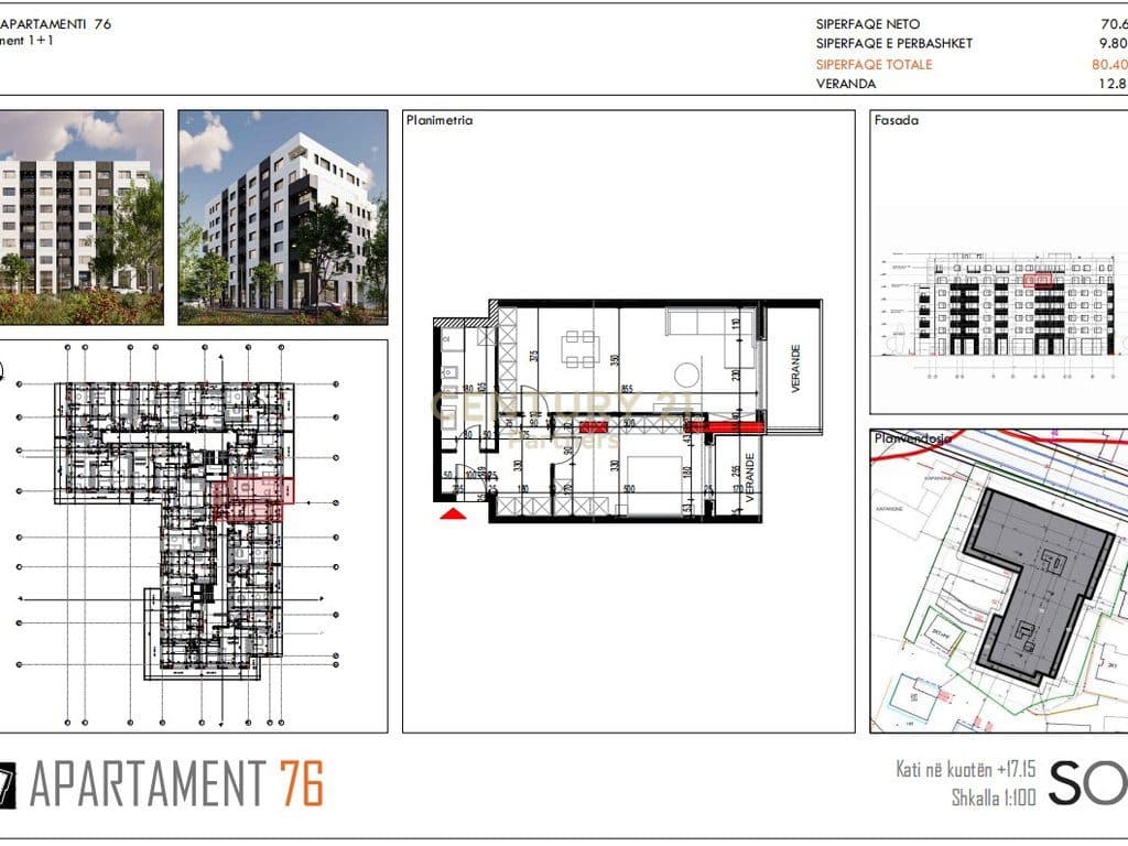 APARTAMENT 1+1 PER SHITJE NE PLATINIUM II RESIDENCES NE PASKUQAN 3