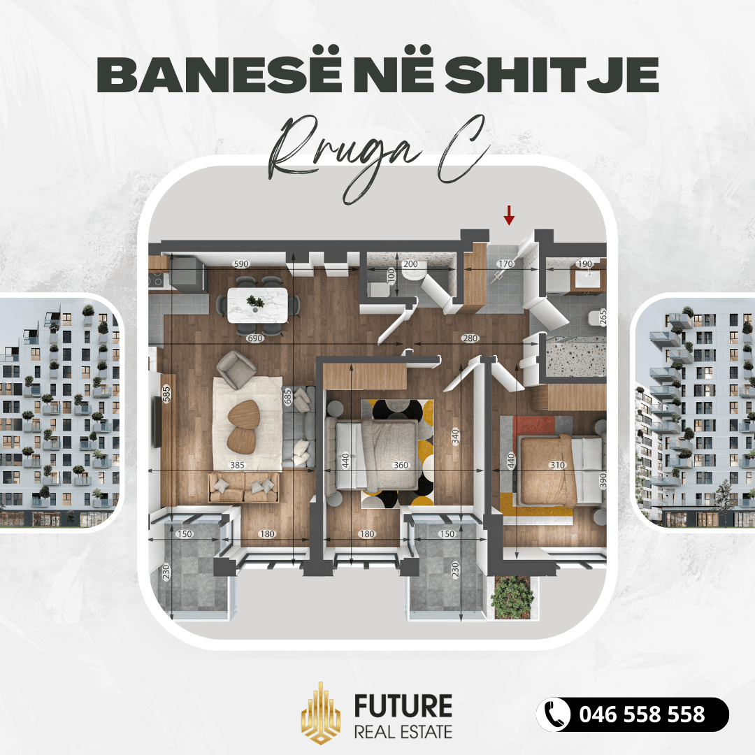 Banesë në SHITJE/90.59m²