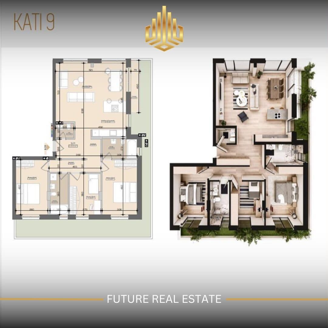 Banesë në SHITJE/122m² 3