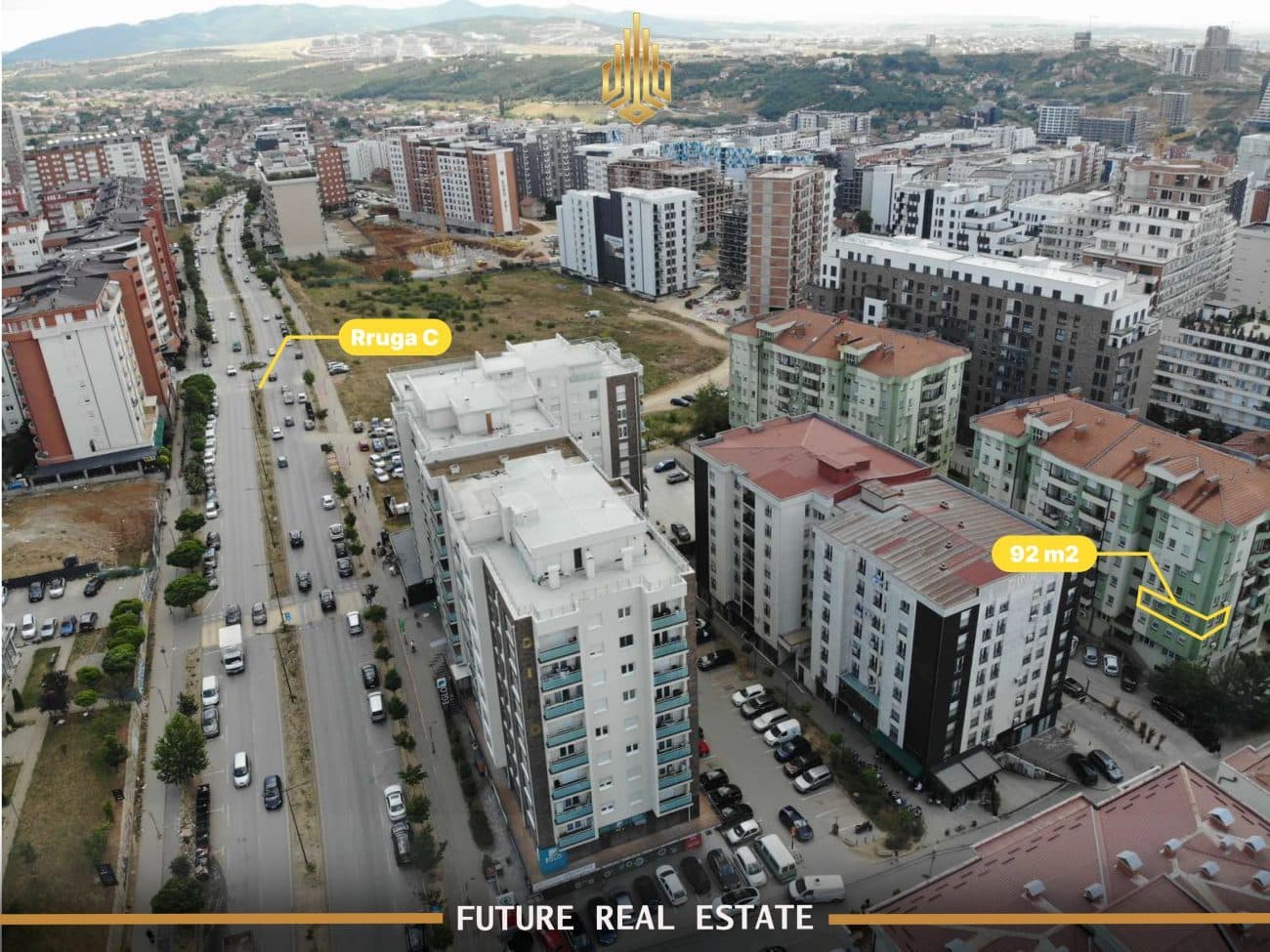Banesë në SHITJE – 2 dhoma gjumi – Prishtinë – Rruga C