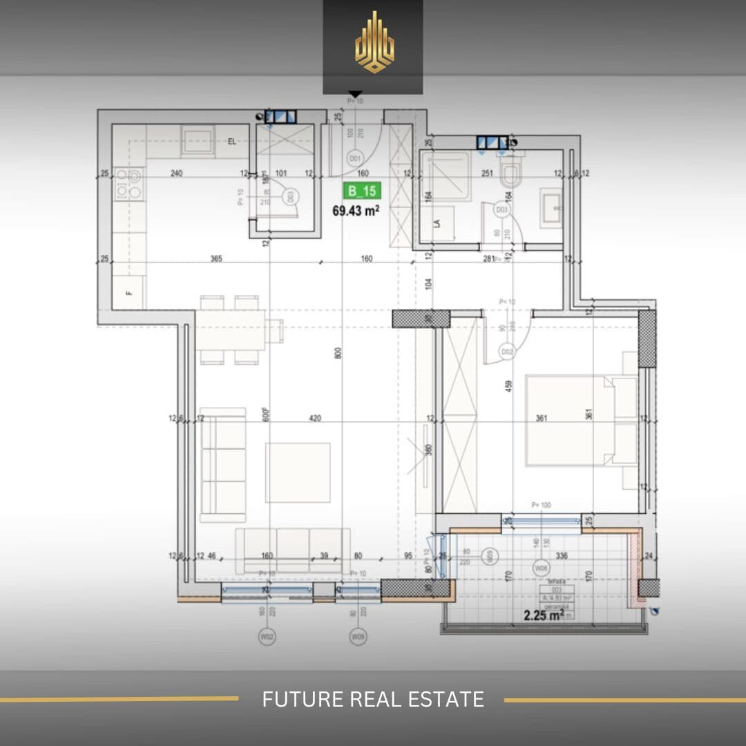 Banesë në SHITJE/69.43m² 4