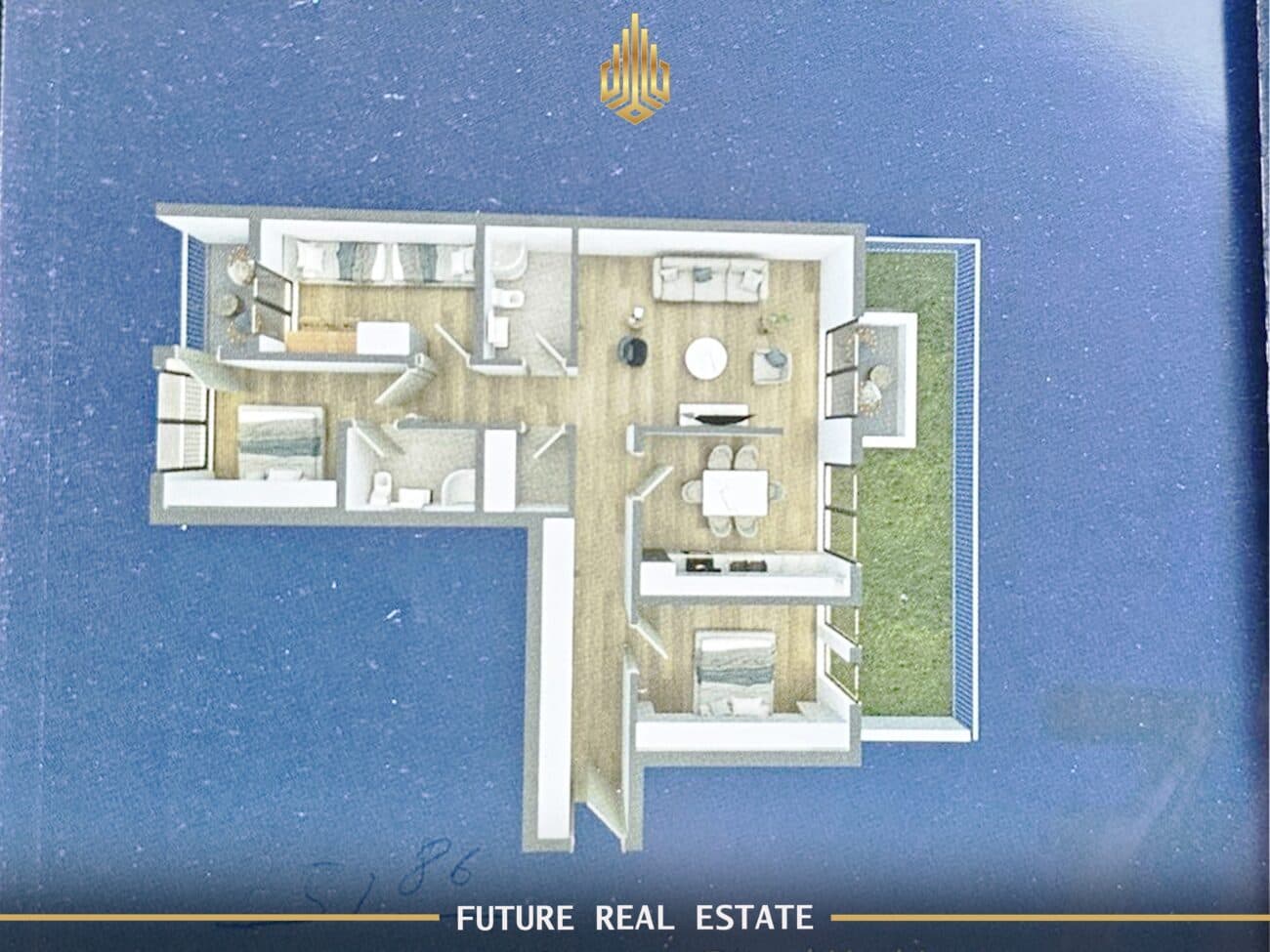Banesë në SHITJE – 3 dhoma gjumi – Fushë Kosovë, Rr.Tahir Zemaj. 2