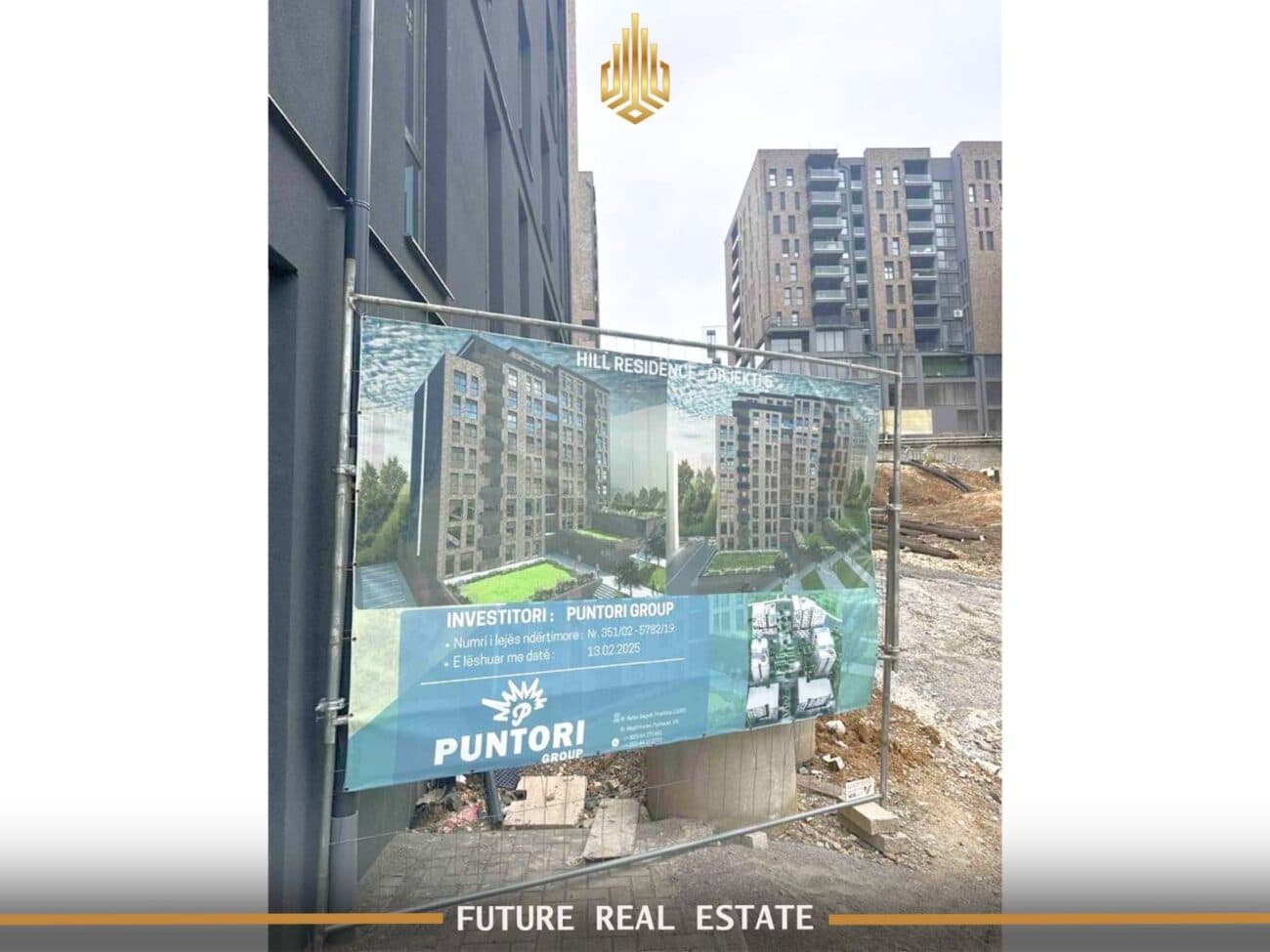 Banesë në #SHITJE – 2 dhoma gjumi – Prishtinë – Veternik – Rruga “Holger Petersen” – Hill residence – Puntori Group.