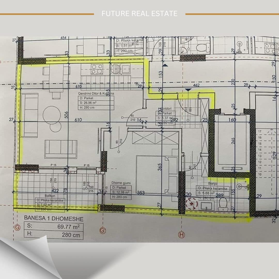 Banesë në SHITJE/69.77m² 2