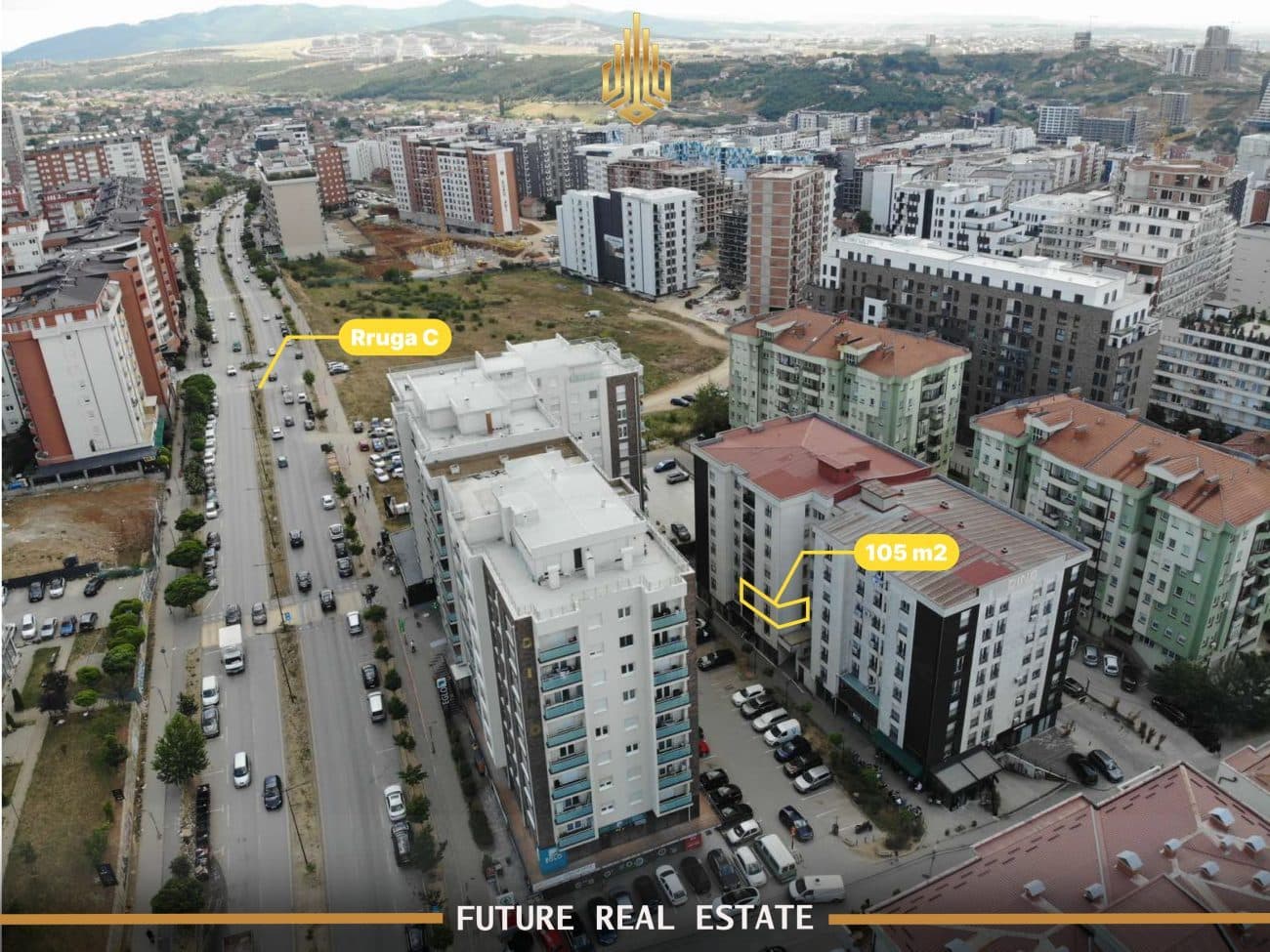 Banesë në SHITJE – 2 Dhoma Gjumi – Prishtinë – Rruga C.