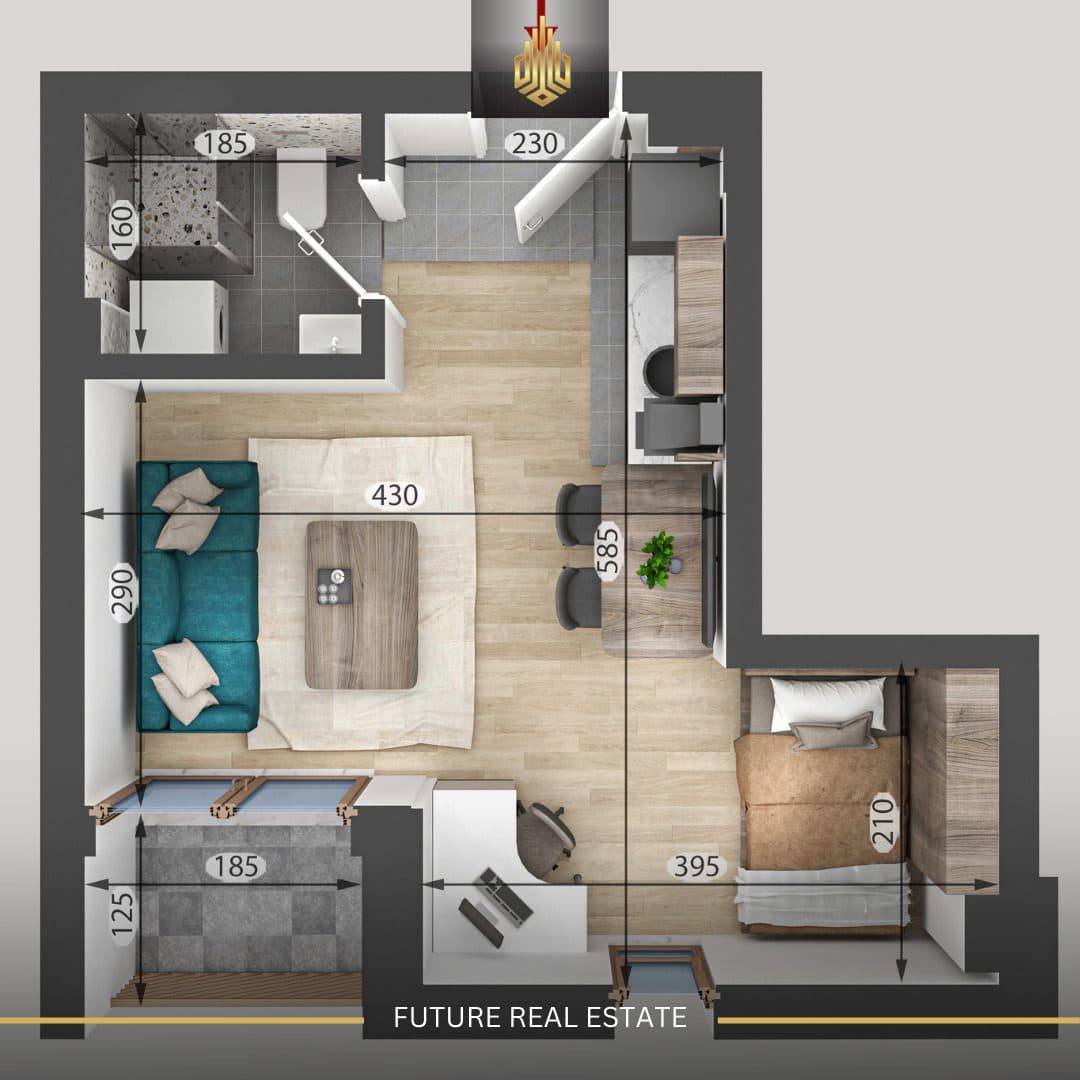 Banesë në SHITJE/34.98m² 2