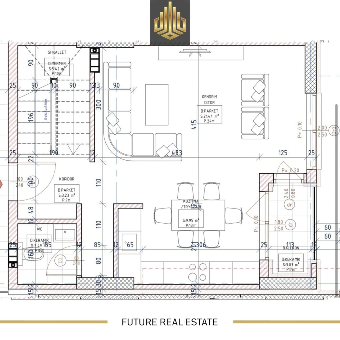 Duplex në SHITJE/107m2 3