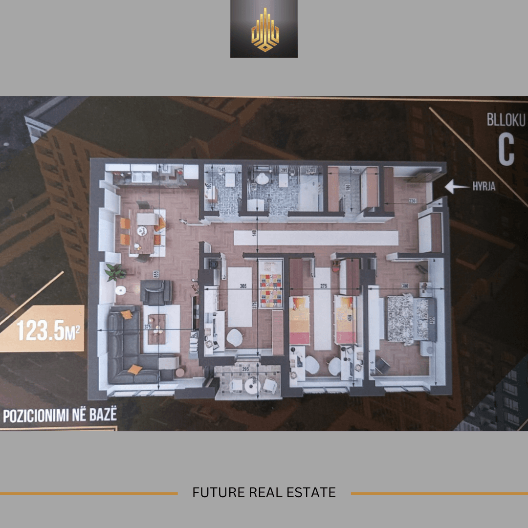 Banesë në SHITJE/123.5m² 3