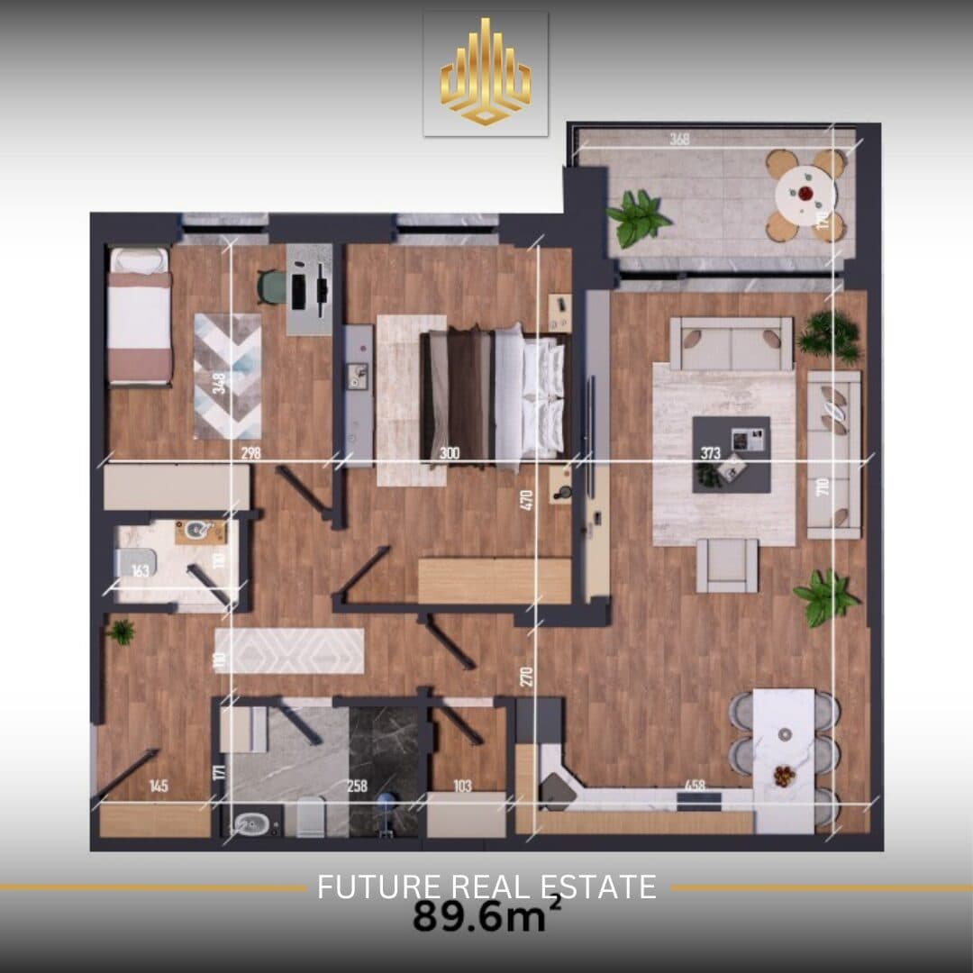Banesë në SHITJE/89.6m² 2
