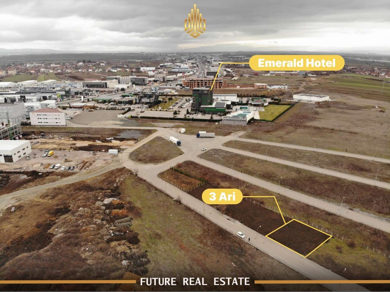 Truall në SHITJE – Çagllavicë – afër Emerald Hotel – Magjistralia Prishtinë-Ferizaj! 1