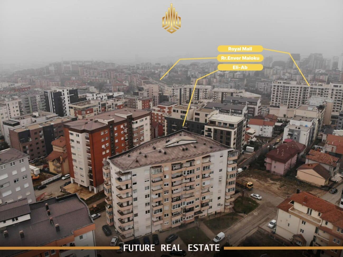 📍 Banesë në shitje – 2 dhoma gjumi – Prishtinë – Rruga B – Kompleksi Fitorja 1