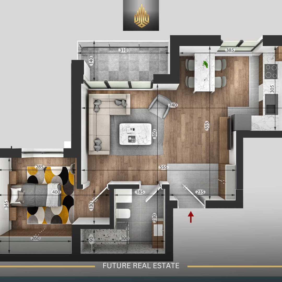 Banesë në SHITJE/61.51m² 2