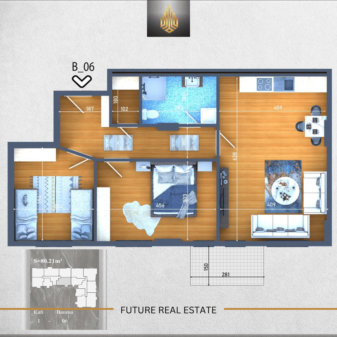 Banesa në SHITJE/88.88m²
