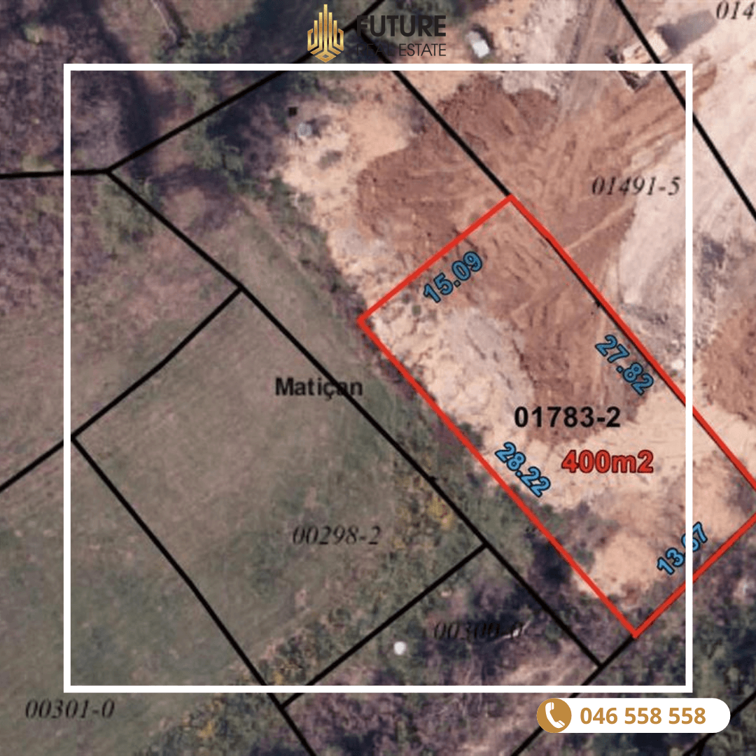 Tokë në SHITJE/400m² 3