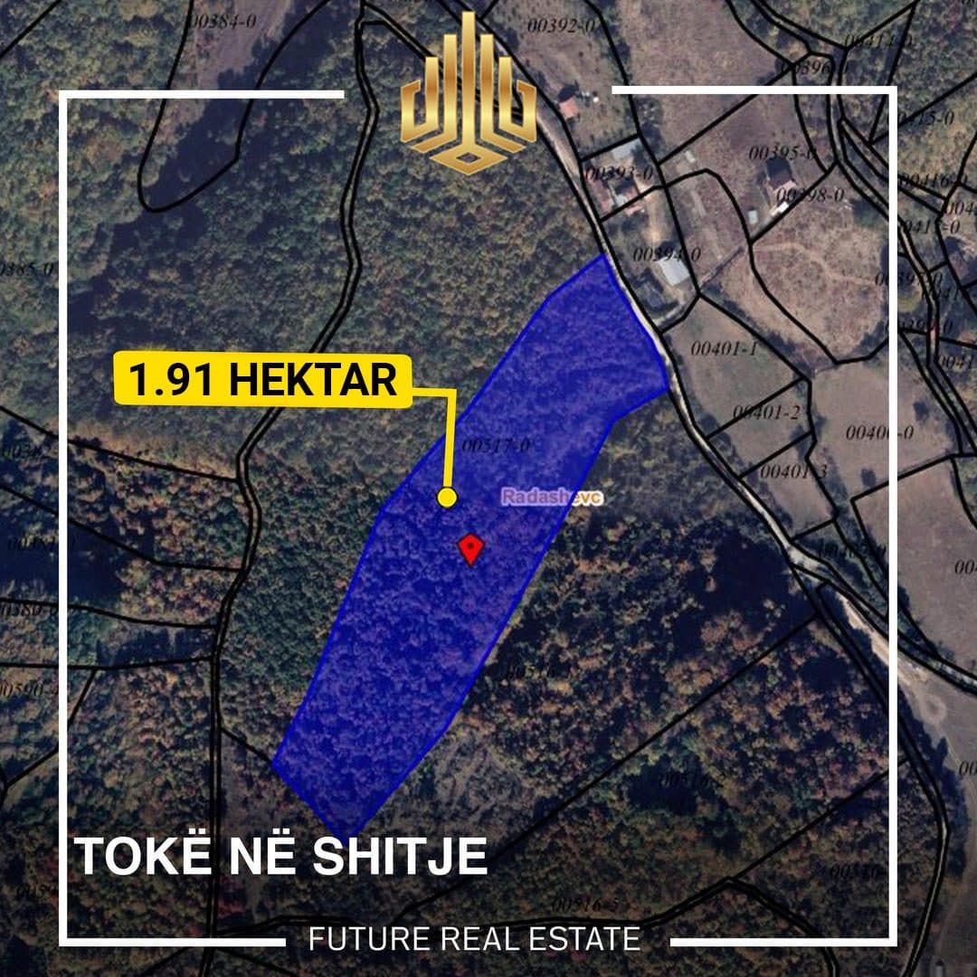 Tokë në SHITJE/1.91 Hektar