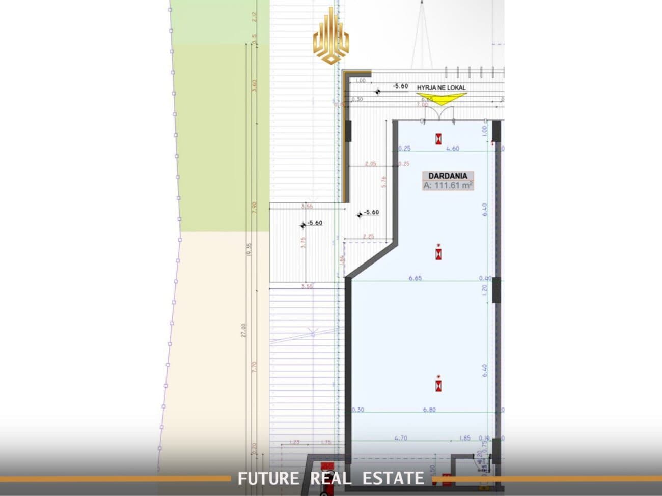 Lokal në SHITJE – 111.61 m2 – Prishtinë – Prishtina e re. 2