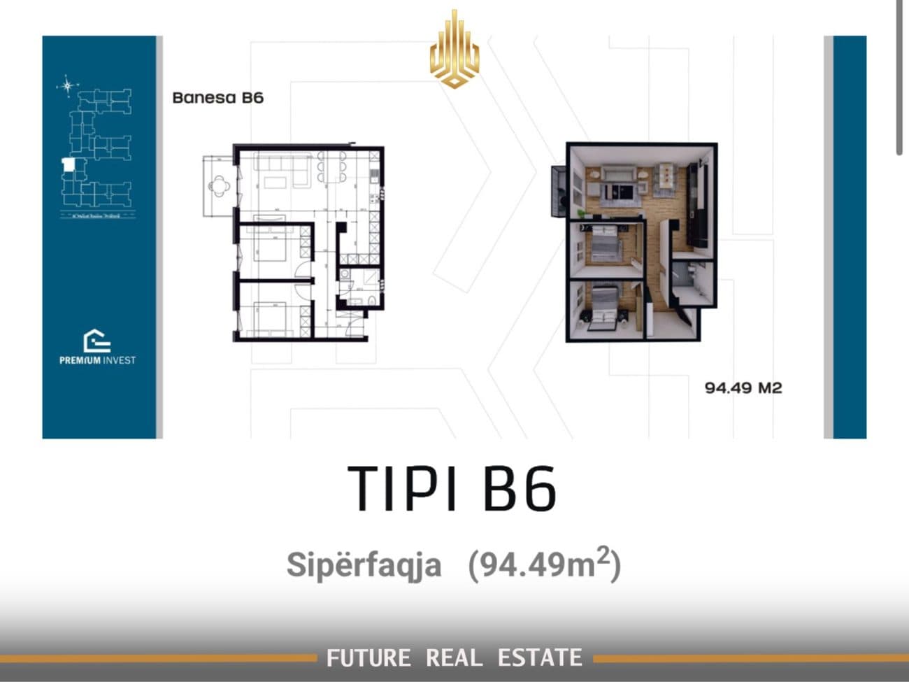 📍 Banesë në SHITJE – Prishtinë – Rruga A – Premium invest