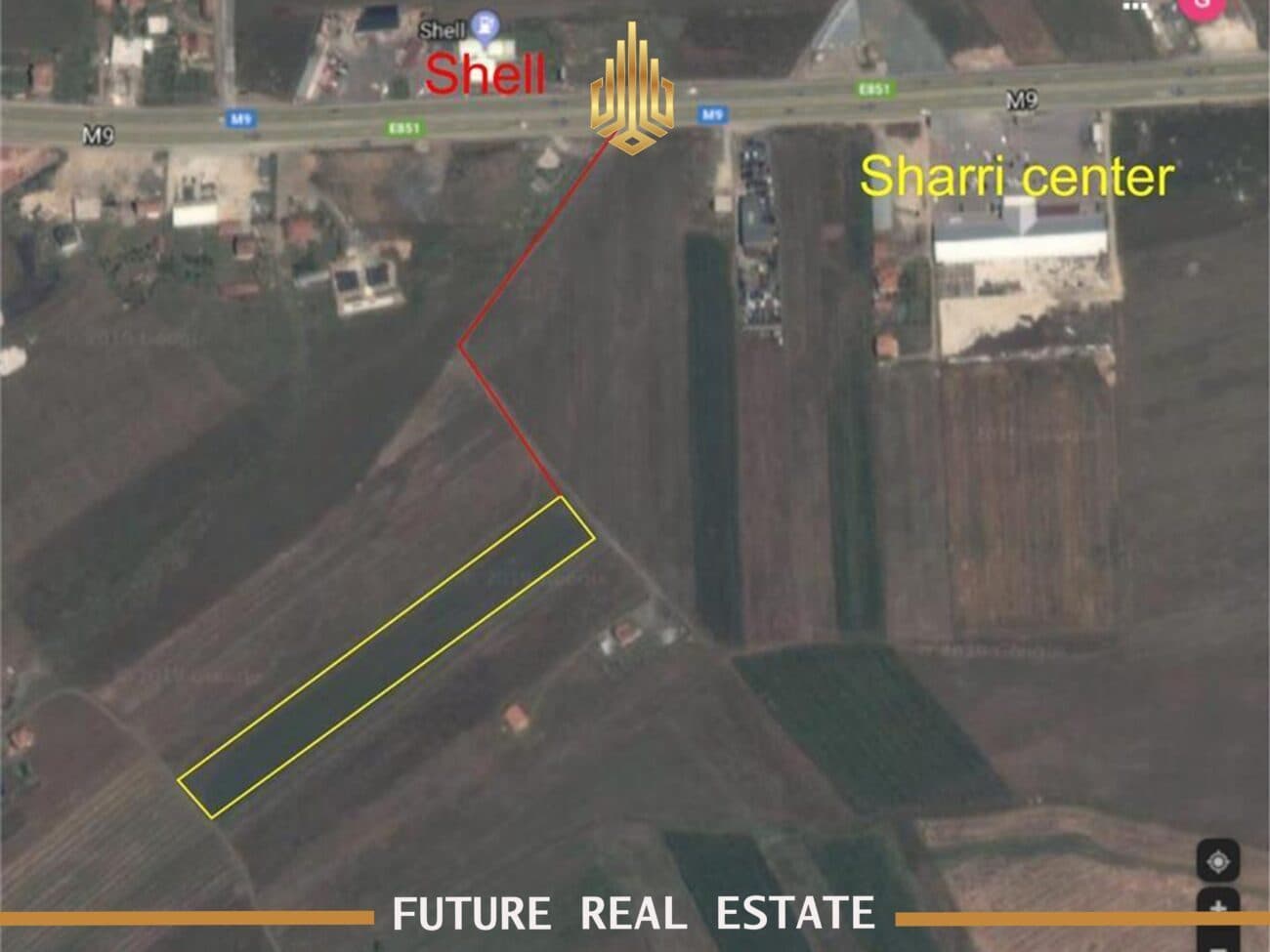 Tokë në Shitje – Llapushnik – mbrapa Sharri center.