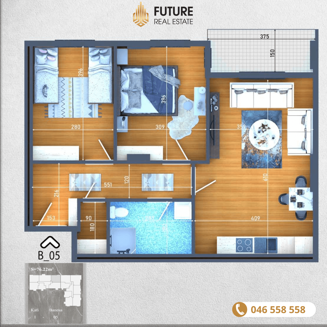Banesë në SHITJE/72.22m²
