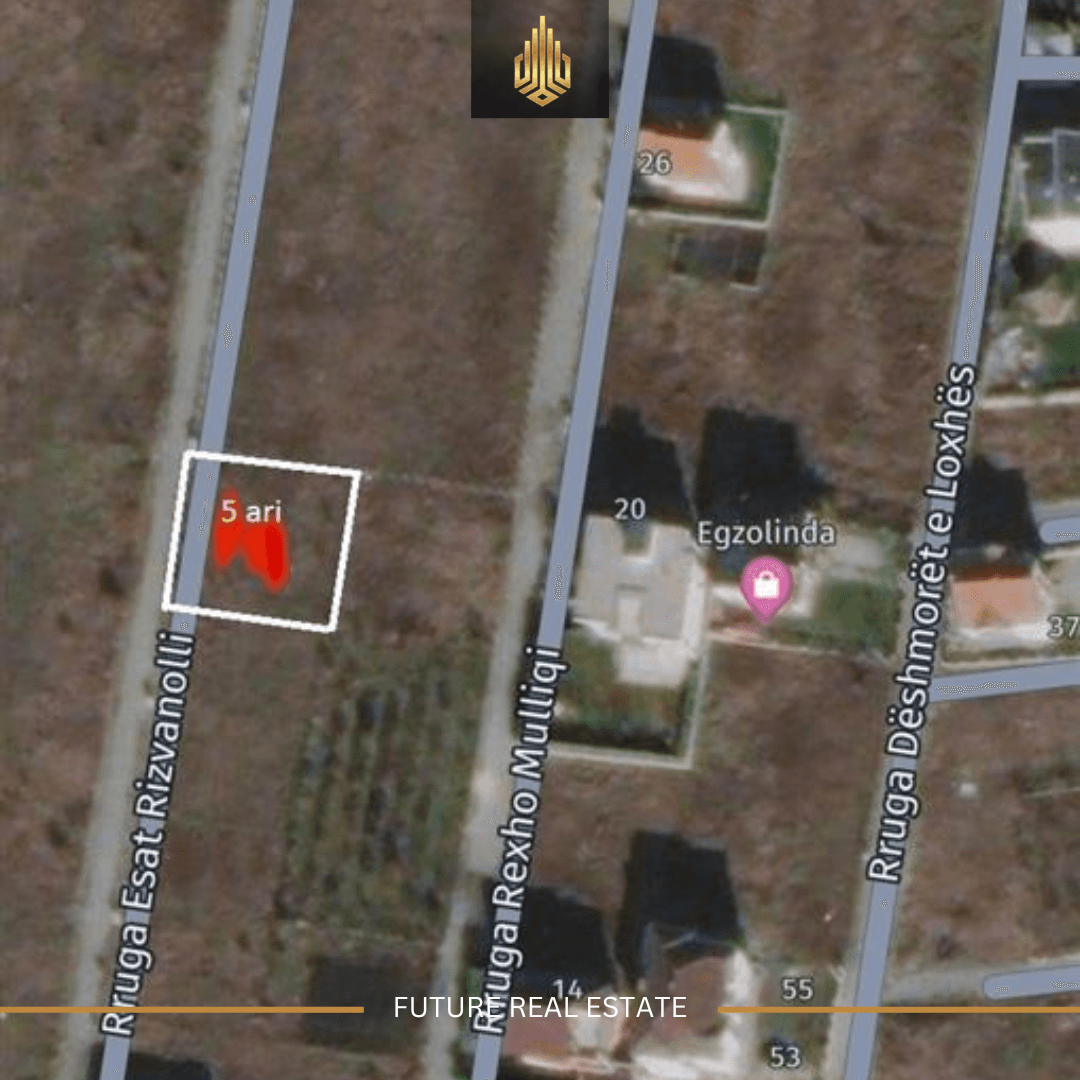 Tokë në SHITJE/500m²/5 ari 3