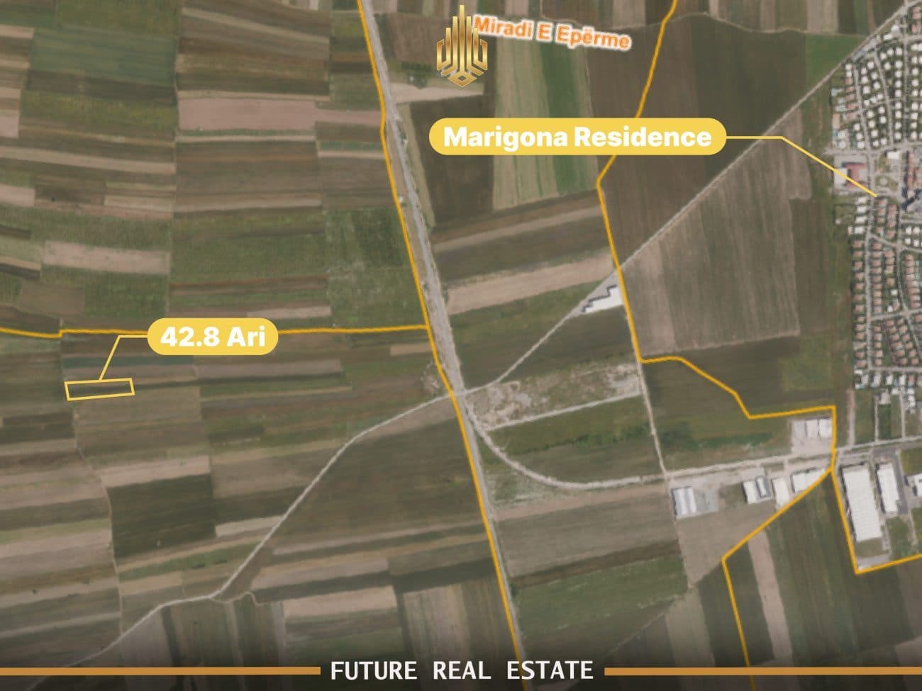 Tokë në SHITJE – Prishtinë afër Lagjes Marigona Residence.