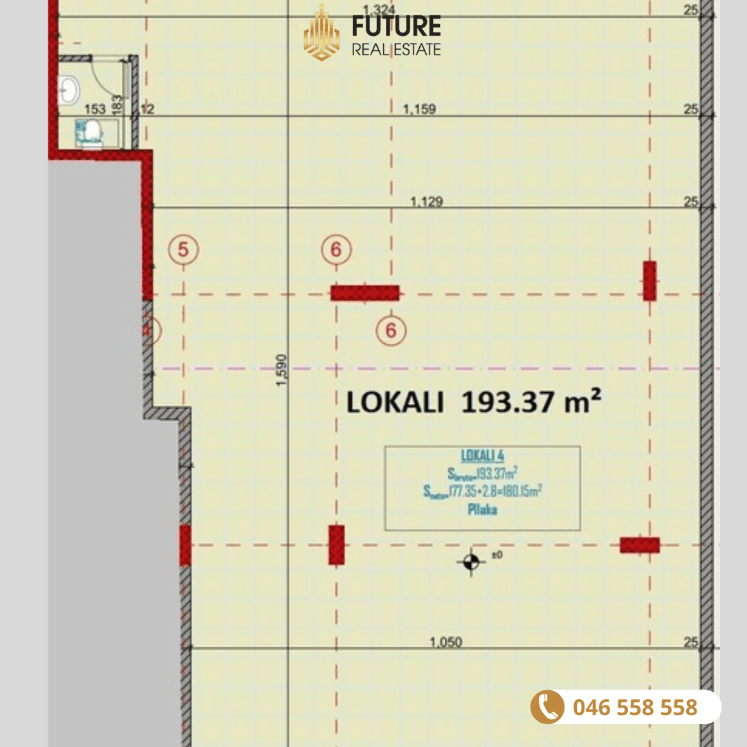 Lokal në SHITJE/193.37m²