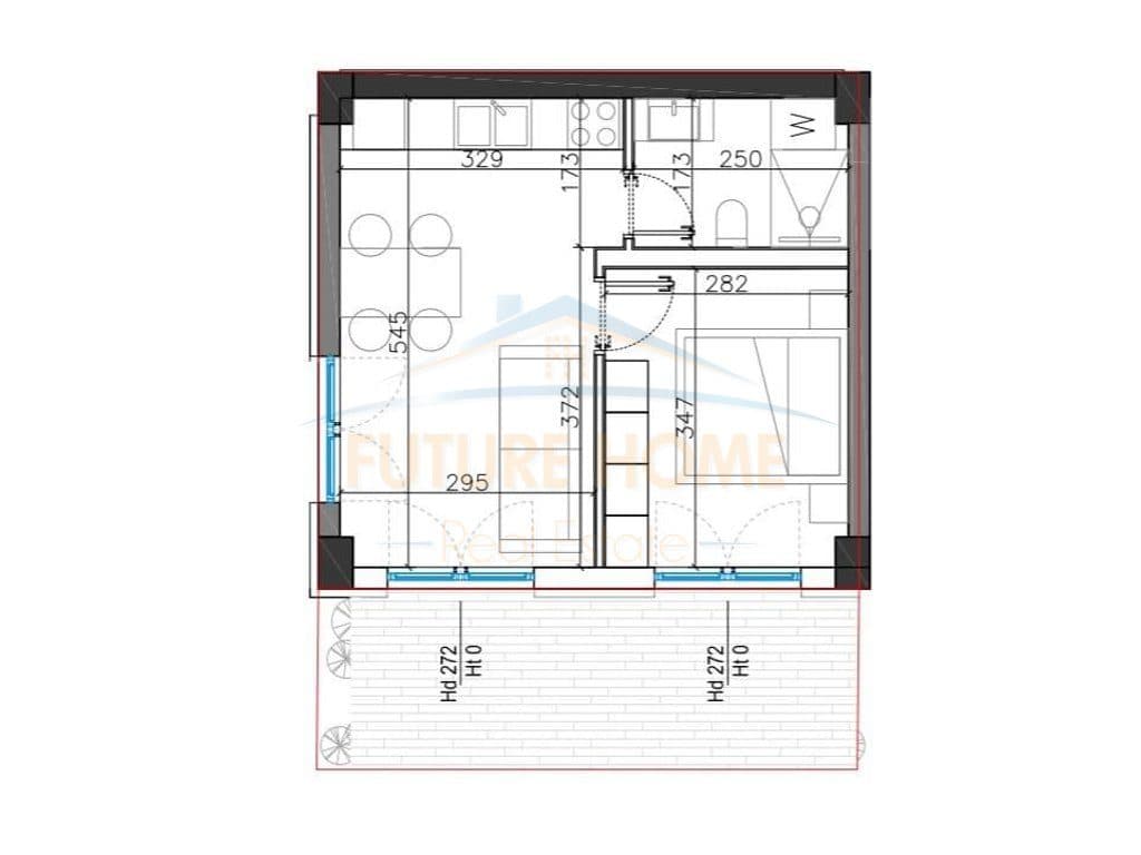 Shitet, Apartament 1+1+Post Parkimi , Santorini 2 , Dhermi