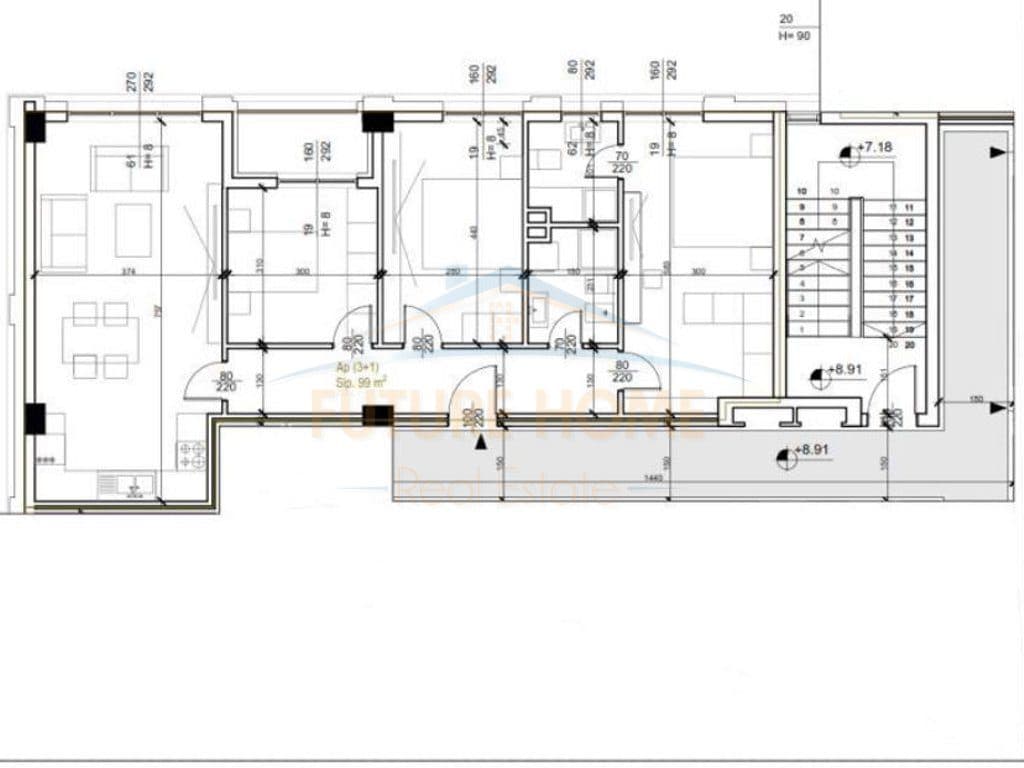 Qira, Apartament 2+1+2 (Per Zyra ose Banim), Rruga e Kavajes, Mbrapa SQ21,Tirane 2