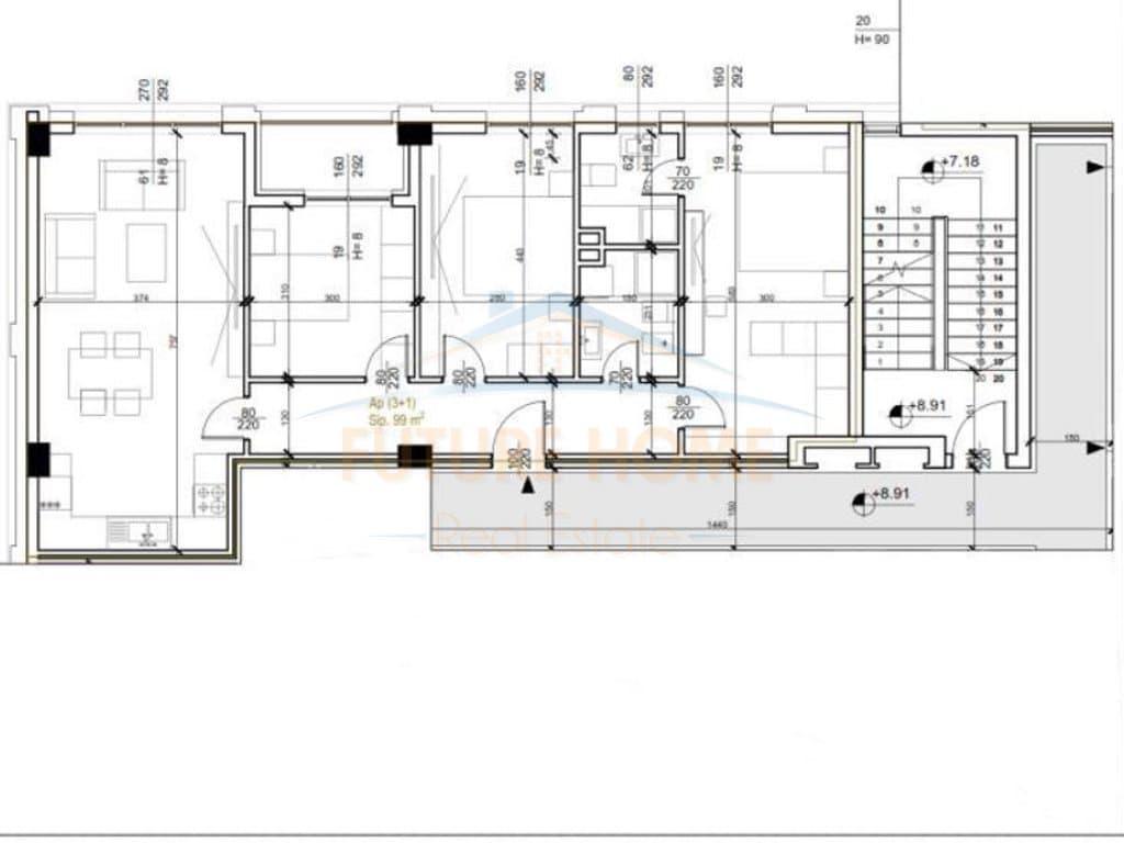 Qira, Apartament 2+1+2 (Per Zyra ose Banim), Rruga e Kavajes, Mbrapa SQ21,Tirane