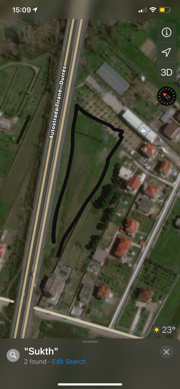 SHITET TRUALL NE AUTOSTRADEN DURRES-TIRANE, PRANE MBIKALIMIT SUKTH , DURRES.