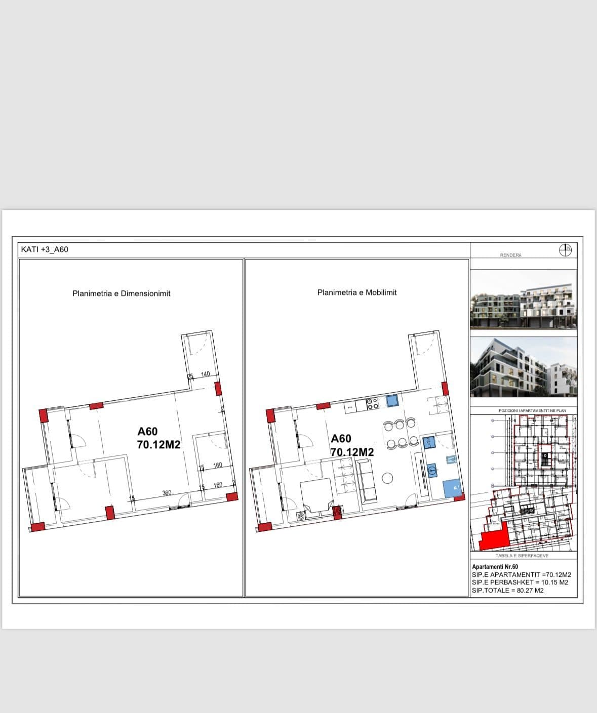 SHITET APARTAMENT 1+1 GOLEM, DURRES
