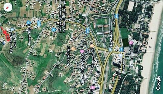 SHITET TRUALL ME SIP 1100 M2 PRANE PLEPAVE PLAZH,DURRES. 1