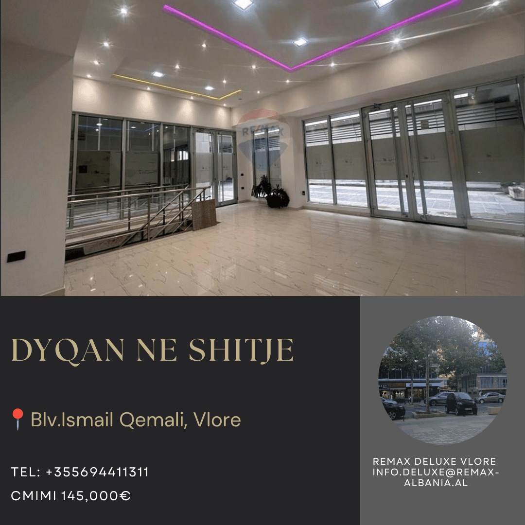🏢 AMBIENT BIZNESI NË SHITJE NË NJË NGA ZONAT MË TË KËRKUARA TË VLORËS!