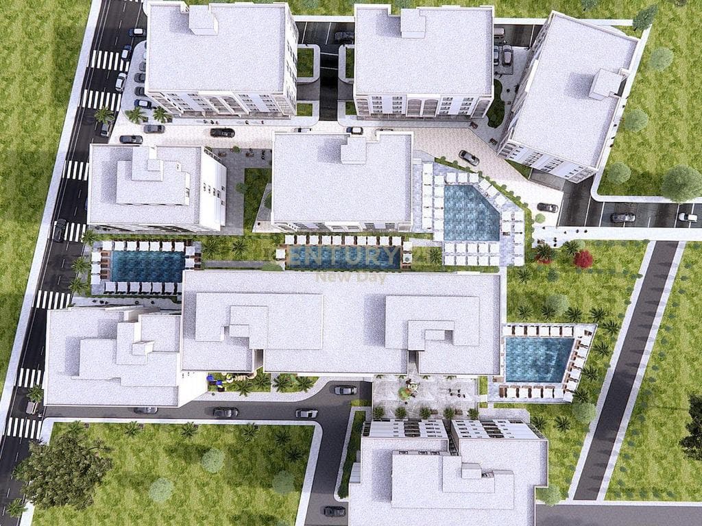 Apartament 1+1 në shitje në Golem, Durrës Pamje Pishine-| 64.50 m² 2