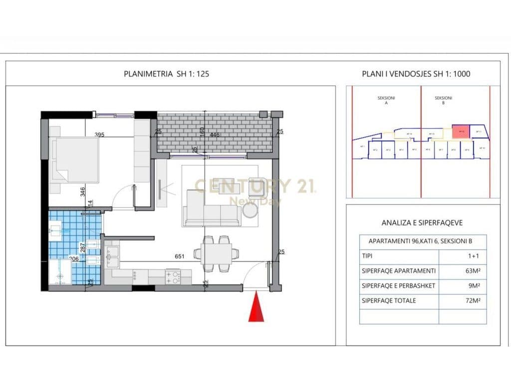 Apartament 1+1 për Shitje në Orikum, Vlorë! 2