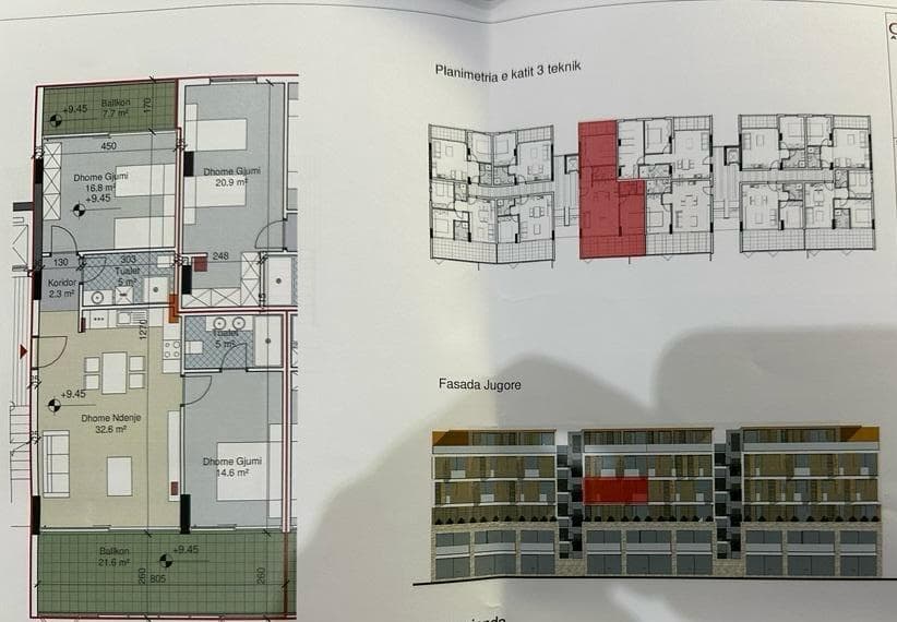 Apartament 3+1 për Shitje tek Porto Lalzi (Lalzi Marina Seaside) 3
