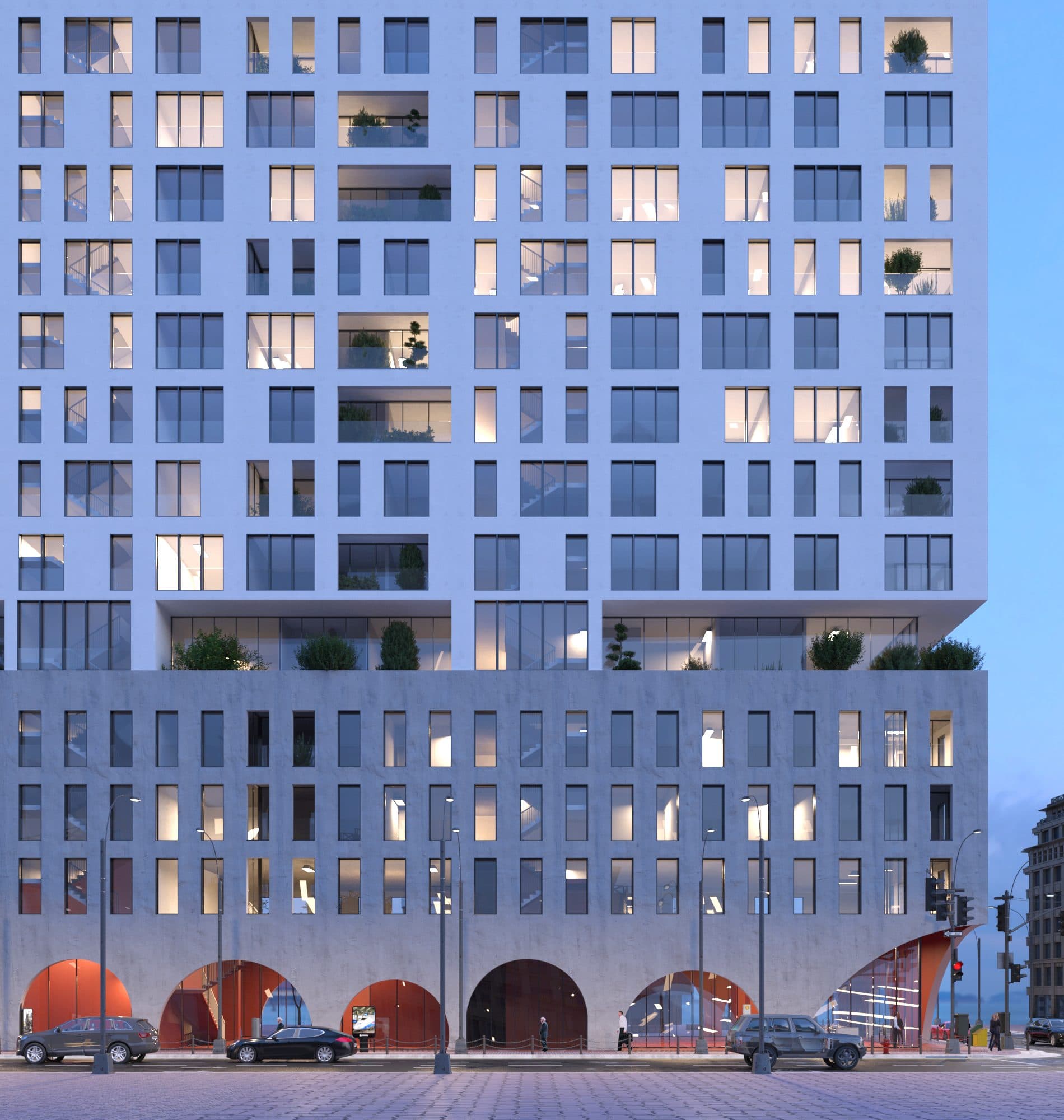 Shiten 4 poste parkimi, tek White Tower, Komuna e Parisit