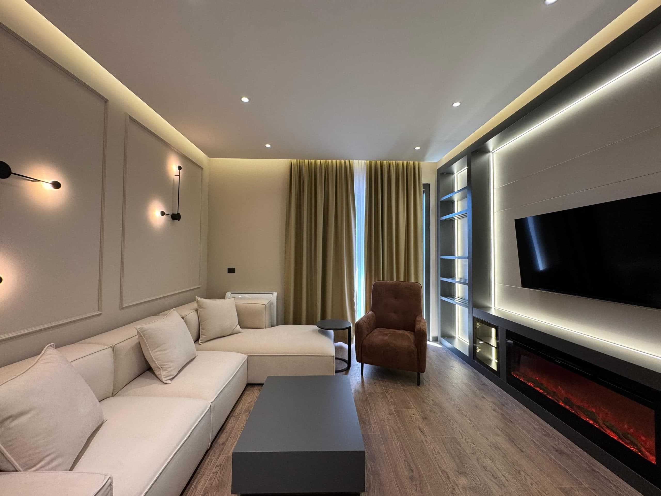 Apartament luksoz 1+1 për qira tek Kompleksi Delijorgji, Rruga e Kavajës! 2