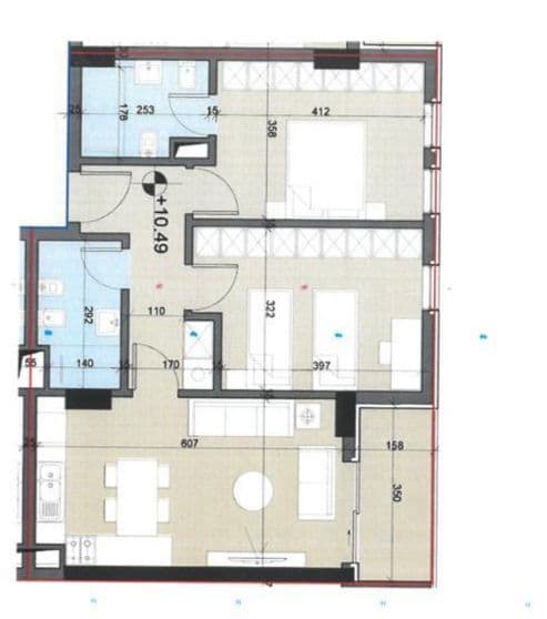 SHITET APARTAMENT 2+1+2 TEK KOMPLEKSI UNIVERS CITY, PRANE QTU! 3