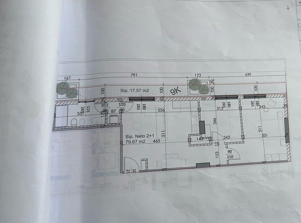 Apartament 2+1 për Shitje Tek Fusha e Aviacionit, Rruga Beniamin Kruta 2