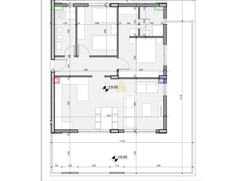 Apartament 2+1+2 në shitje, tek Eden Park Residence, Sauk! 3