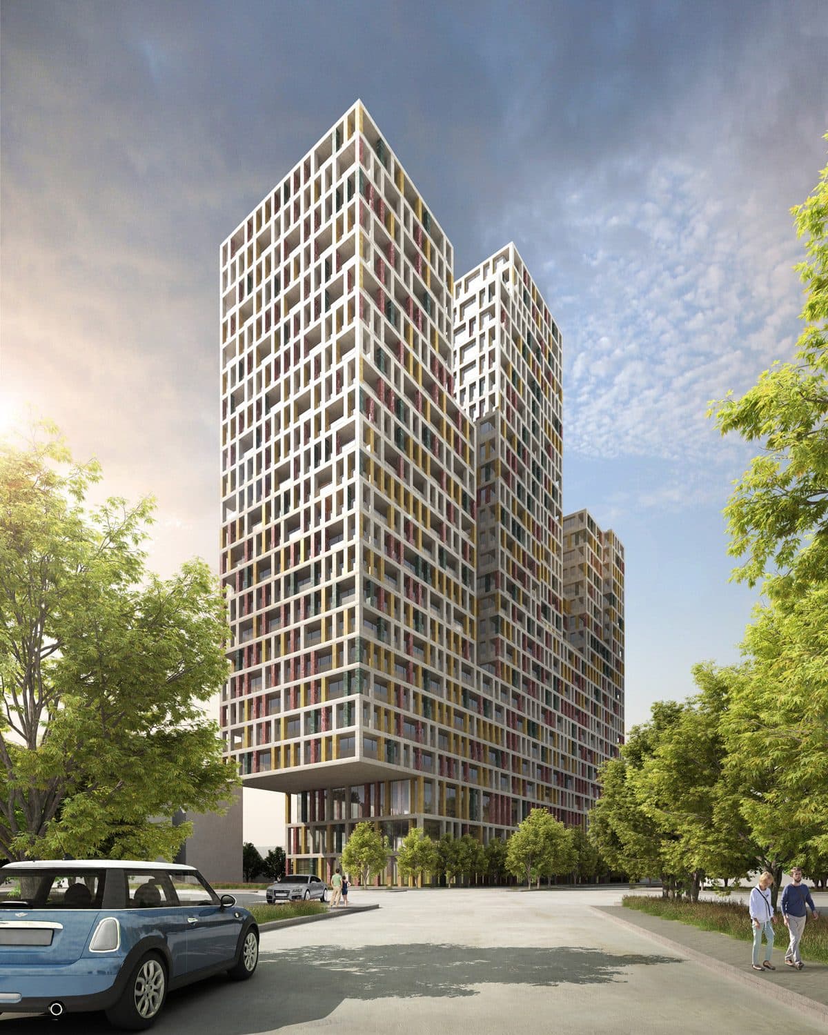 Apartamente 2+1 për Shitje tek Manhatan Residence, Zogu i Zi (pranë Kryqëzimit të Don Boskos).