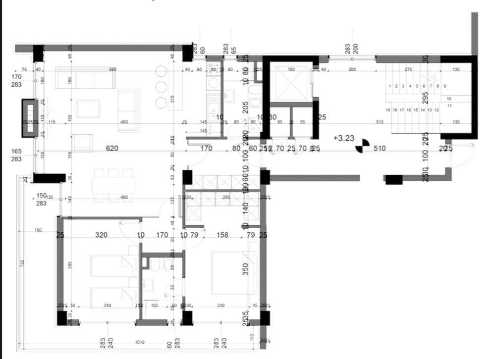 Apartament 2+1 për Shitje Tek Tulipan Rezidencë 3
