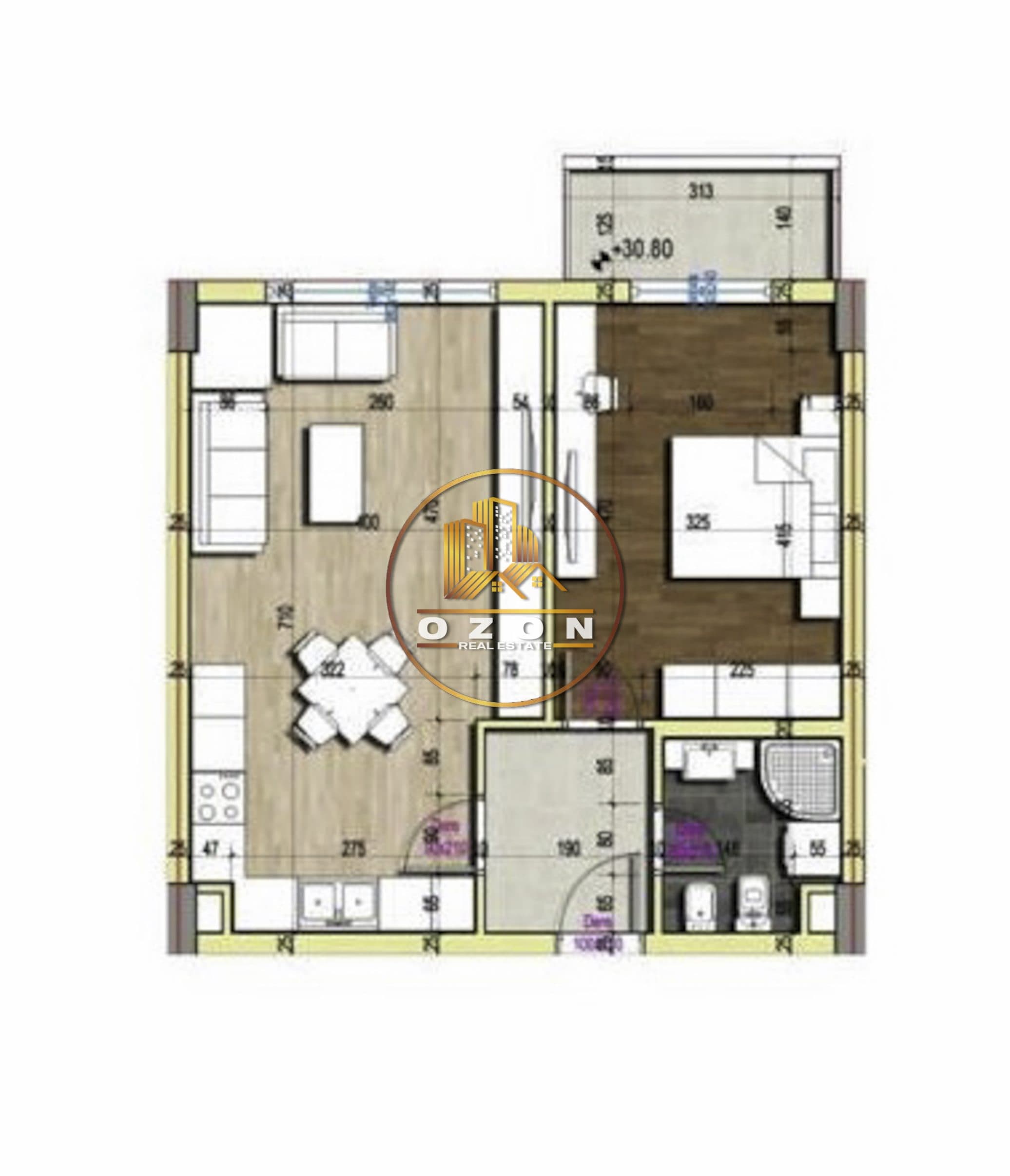 SHITEN TIPOLOGJI APARTAMENTESH 1+1 DHE 2+1, TEK BULEVARDI I RI I KASHARIT!