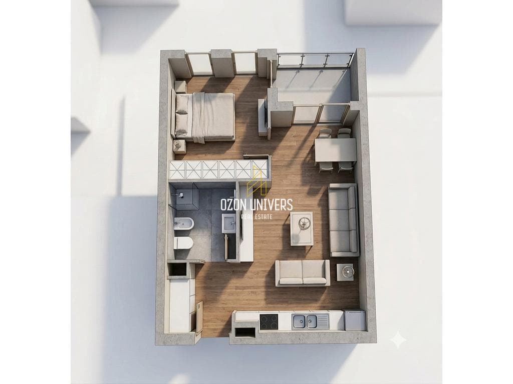 Apartament 1+1 për shitje tek Riviera Residence, Kamëz! 1