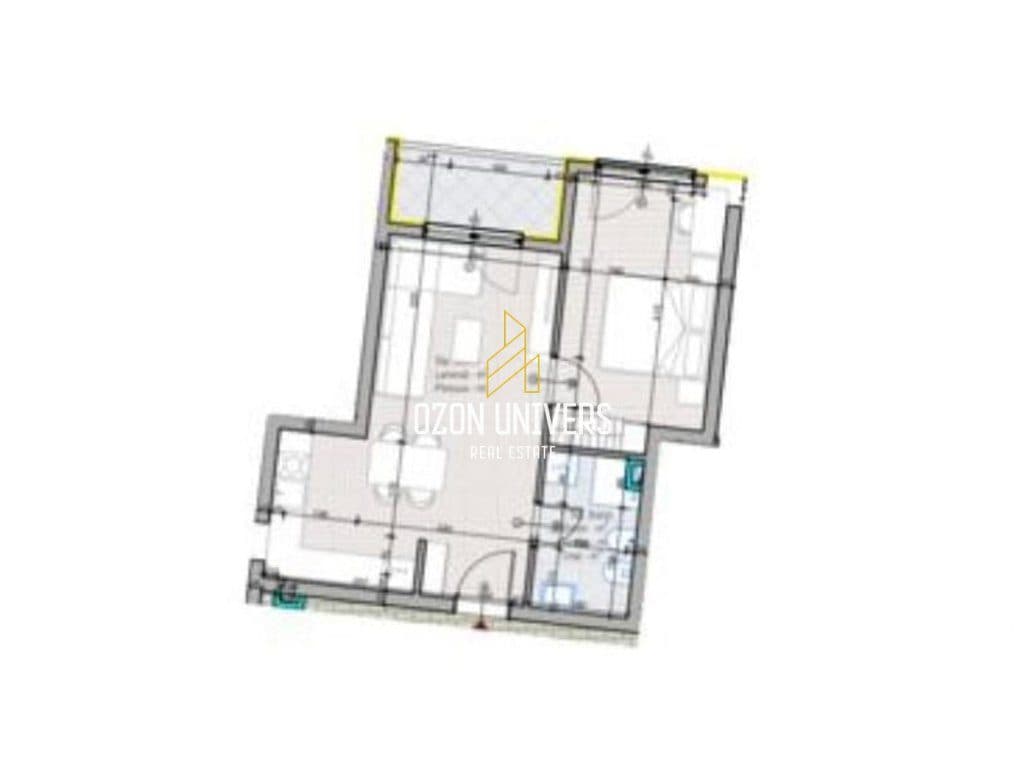 Apartament 1+1 për Shitje – Kompleksi Aluna, Paskuqan! 4