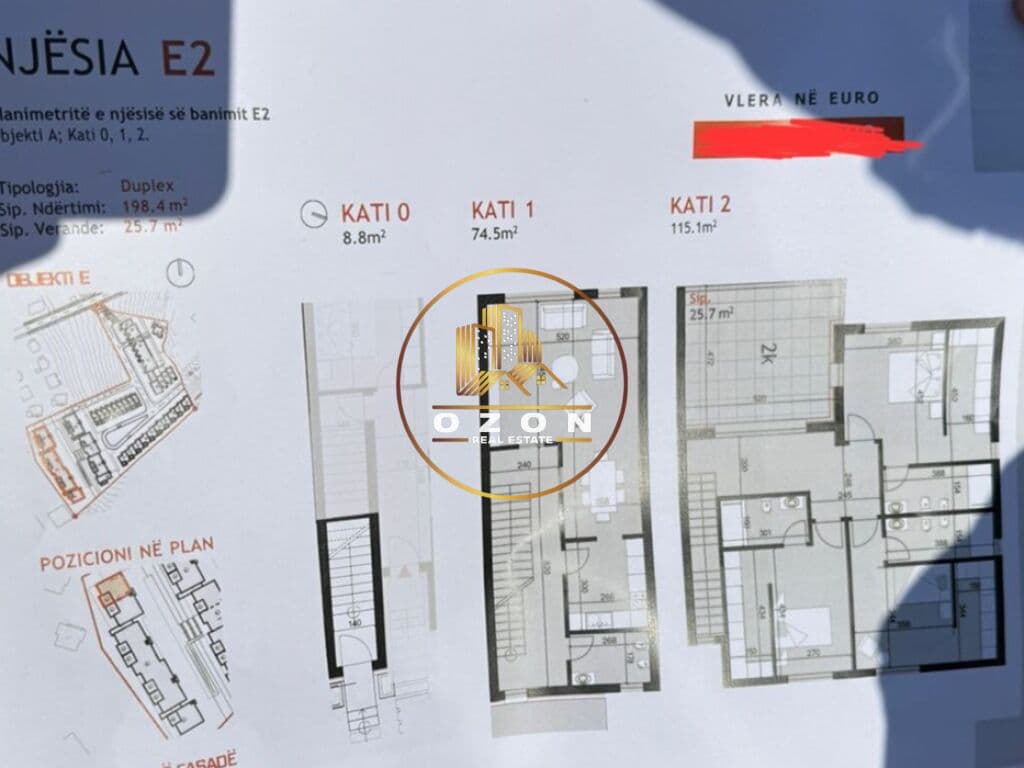 Duplex në Shitje tek Rezidenca Piccadilly Pranë TEG! 3