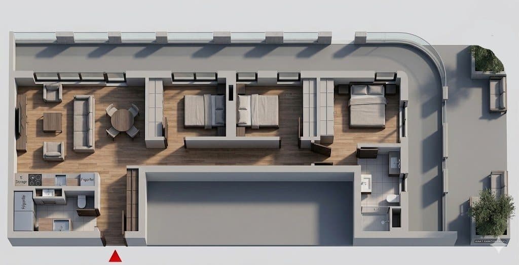 Apartament 3+1+2 për shitje tek One Orikum Bay, Përballe Portit! 1