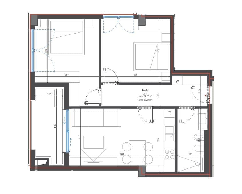 Apartamente për Shitje në Village Square Dhërmi! 2